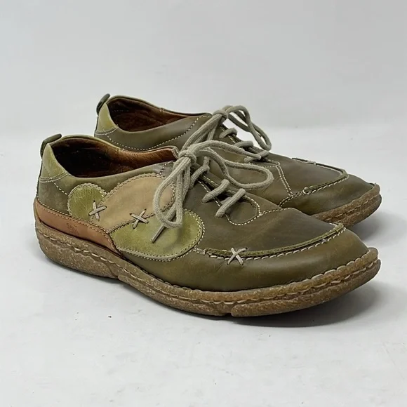 Josef Seibel Shoes Josef Seibel Spirit Of Nature Green Leather